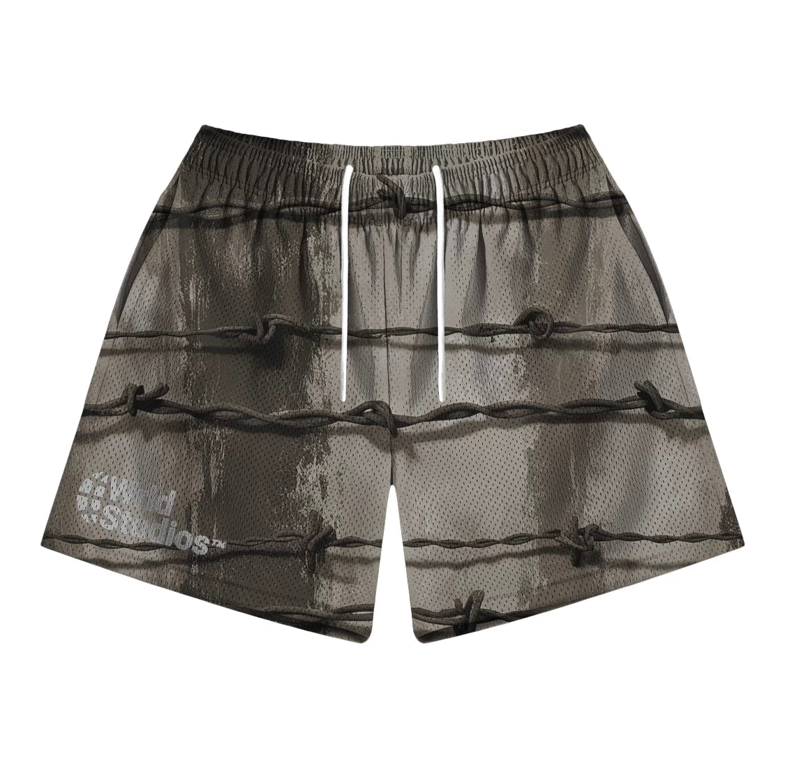 Rusted Barbed Wire Shorts