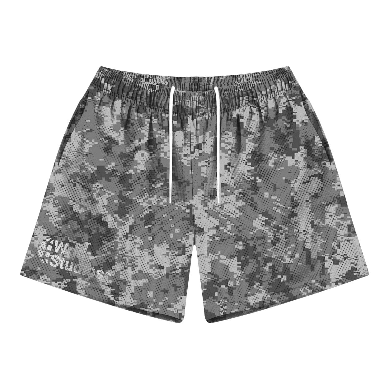 Grey Camo Shorts