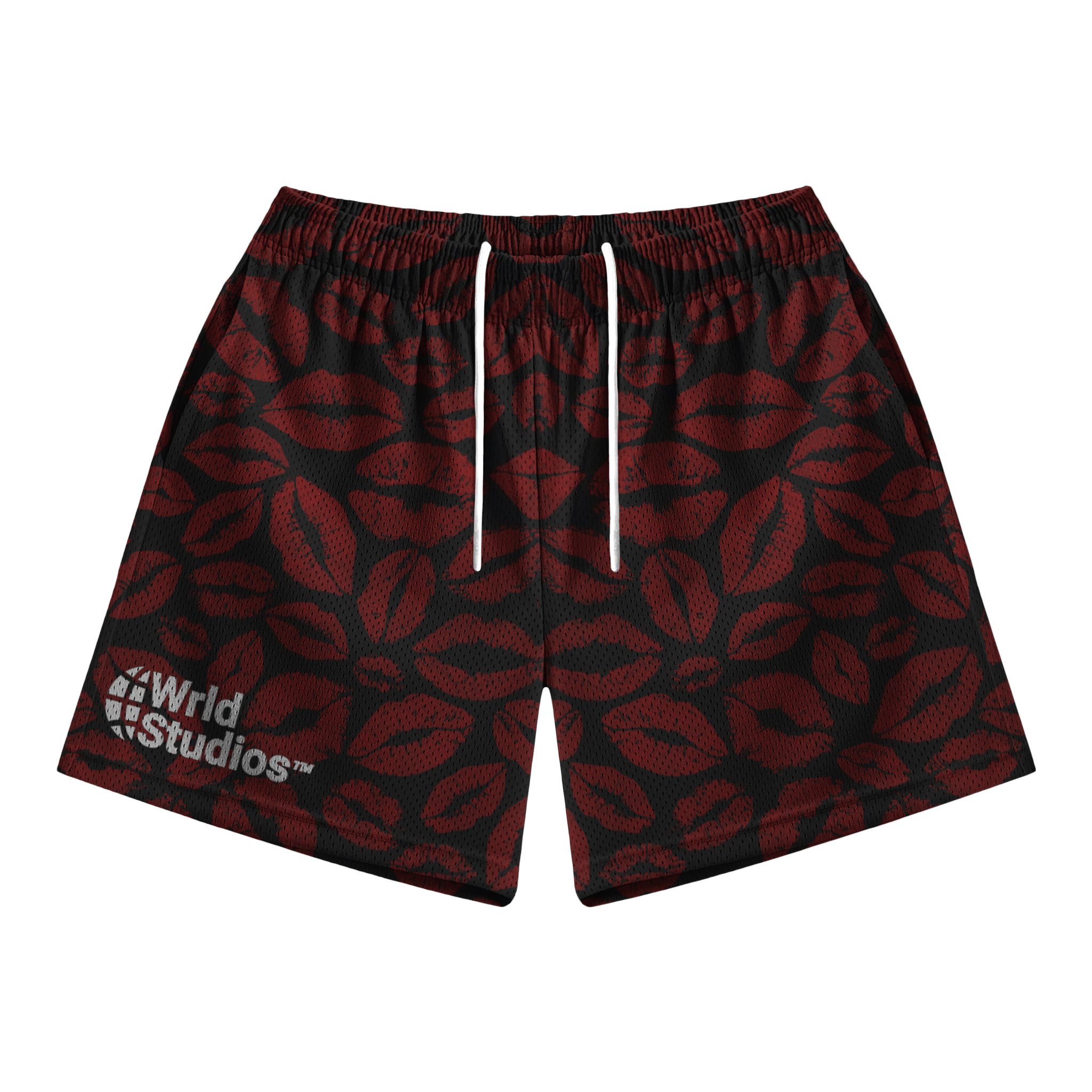 Lip Pattern Shorts